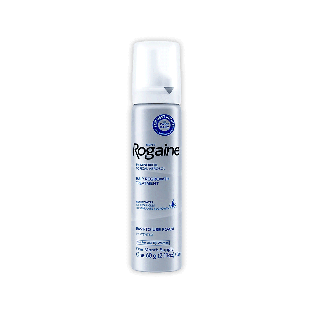 Rogaine Men’s Rogaine 5% Minoxidil Foam – Hair Regrowth (1 Month Supply)