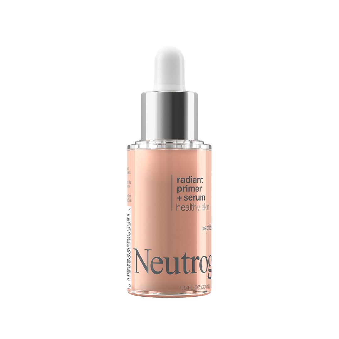Neutrogena Healthy Skin Radiant Booster Primer & Serum 1oz – Peptide Glow Primer for Smooth Radiant Skin