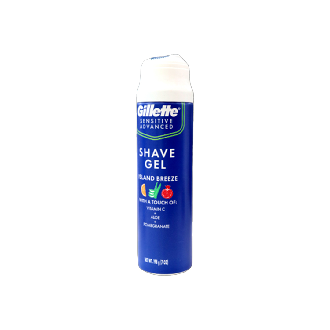 Gillette Island Breeze Sensitive Advanced Shave Gel – 198gm