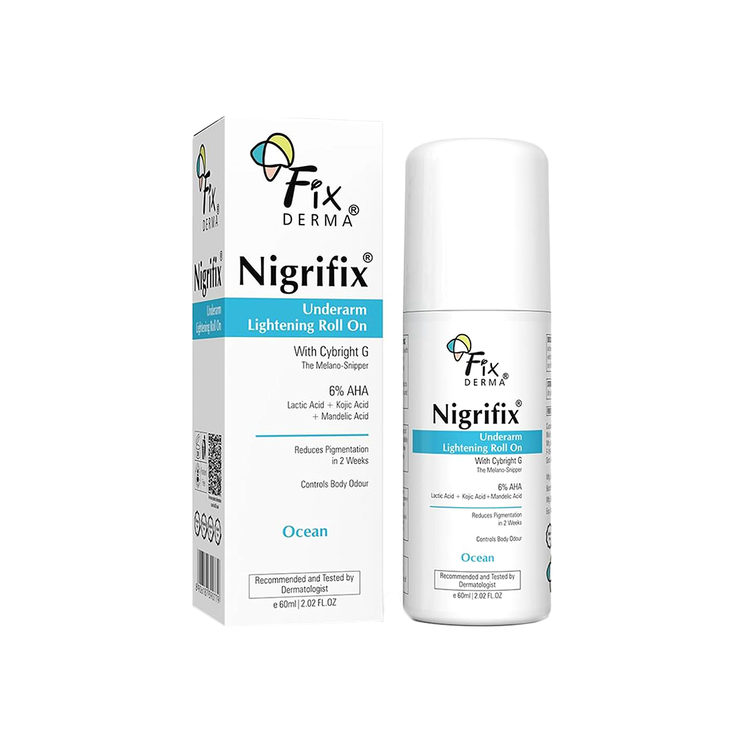 Fixderma Nigrifix Underarm Ocean Roll On with 6% AHA – 60ml