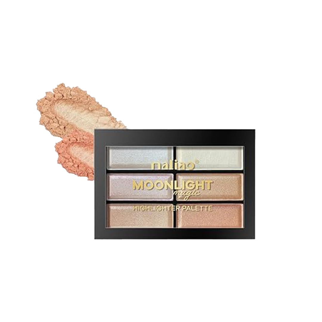 Maliao Moonlight Magic Highlighter Palette (01) – Illuminating Glow Palette (18g)