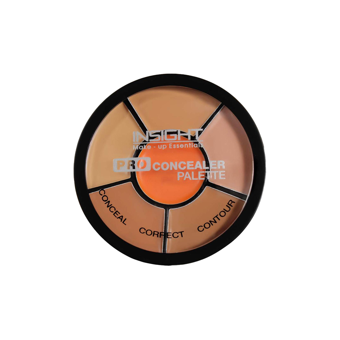 Insight Cosmetics Pro Concealer Palette – 6 Shade Conceal, Correct & Contour Palette (15g)